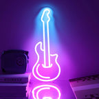 Guitar Neon Light Sign LED Wall Decor