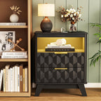 Gurexl Smart Bedside Table with Charging Station