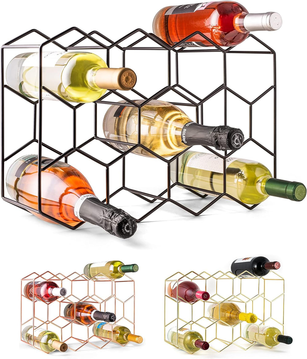 Gusto Nostro Countertop Wine Rack 14 Bottle Freestanding