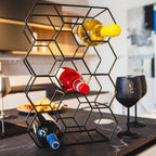 Gusto Nostro Countertop Wine Rack 14 Bottle Freestanding