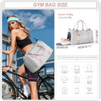 Gym Bag Mens Womens Sport Duffel Bags