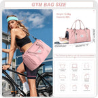 Gym Bag Mens Womens Sport Duffel Bags