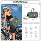 Gym Bag Mens Womens Sport Duffel Bags
