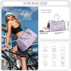 Gym Bag Mens Womens Sport Duffel Bags