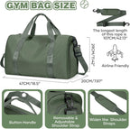 Gym Bag Mens Womens Sport Duffel Bags