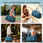 Gym Bag Mens Womens Sport Duffel Bags