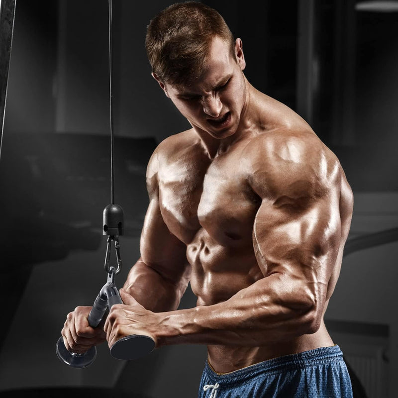 Gym Cable Attachments Set Lat Pulldown Accessories Weight