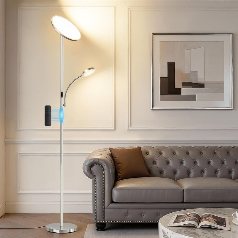 LED Uplighter Floor Lamp Standing with Remote Touch