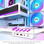 H1 Atx PC Case-Pre-Installed 7 Pwm Argb Fans
