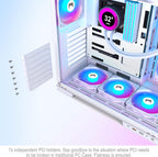 H1 Atx PC Case-Pre-Installed 7 Pwm Argb Fans