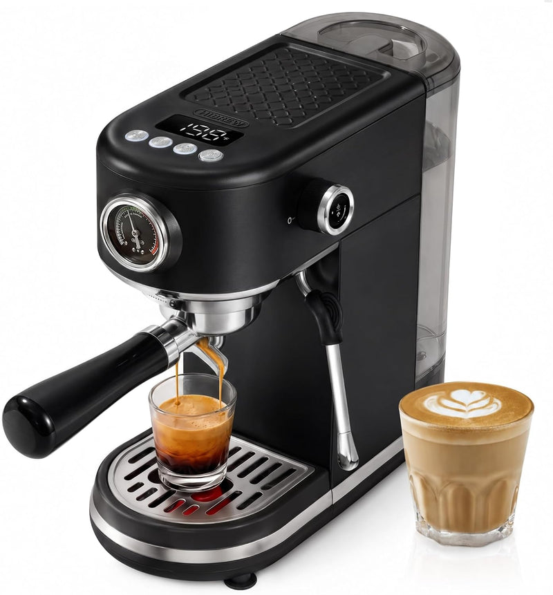H10b Programmable Espresso Machine with LED Display Pressure