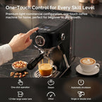 H10b Programmable Espresso Machine with LED Display Pressure