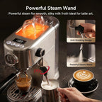 H10b Programmable Espresso Machine with LED Display Pressure