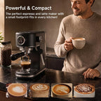 H10b Programmable Espresso Machine with LED Display Pressure