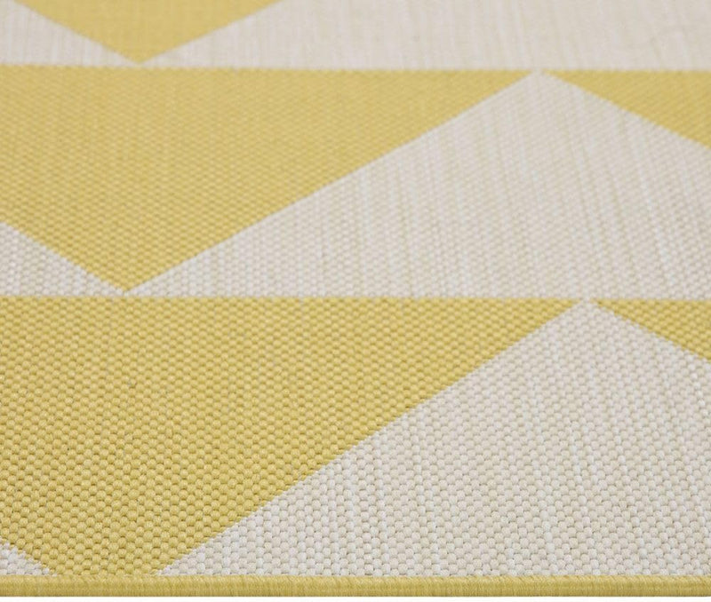 Habitat Ochre Geometric Modern Weather Resistant