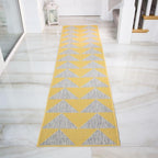 Habitat Ochre Geometric Modern Weather Resistant