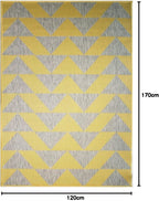 Habitat Ochre Geometric Modern Weather Resistant
