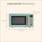 Haden Dorchester Microwave Oven 20L 800W Digital Controls