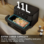 11L Flex Double Drawer Airfryer Dual Large Air
