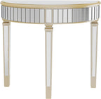 Half Moon Console Table Mirrored : Hallway 90