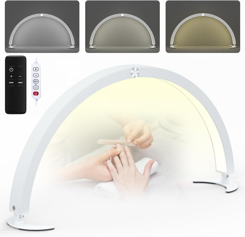 Half Moon Lamp for Desk Nail Light