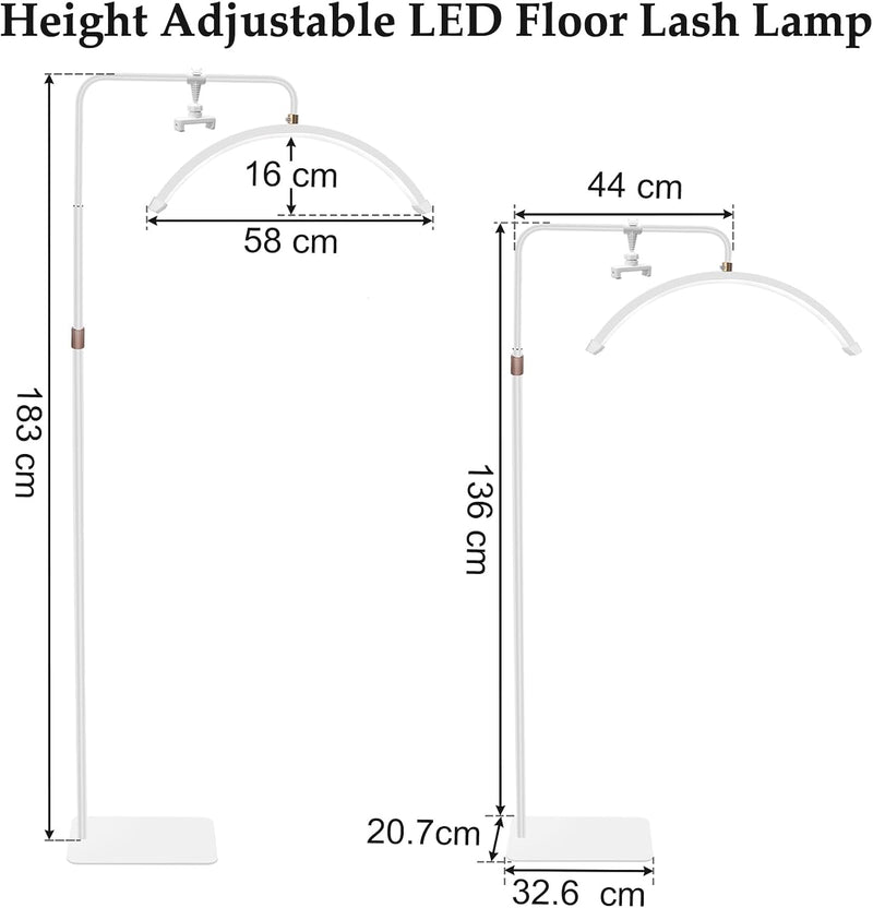Half Moon Lash Light: LED Eyelash Lamp