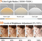 Half Moon Lash Light: LED Eyelash Lamp