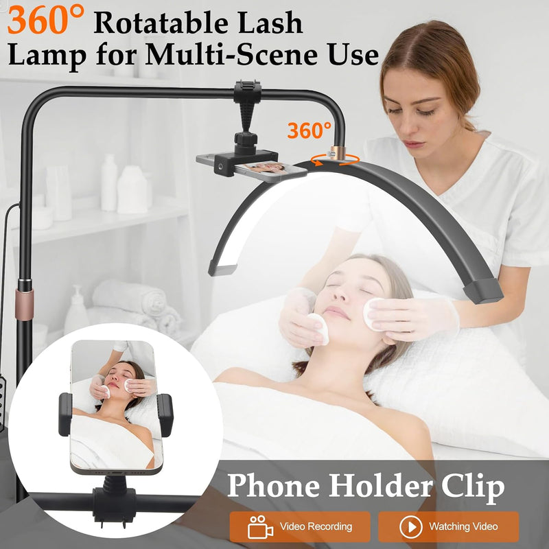Half Moon Lash Light: LED Eyelash Lamp