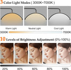 Half Moon Lash Light: LED Eyelash Lamp