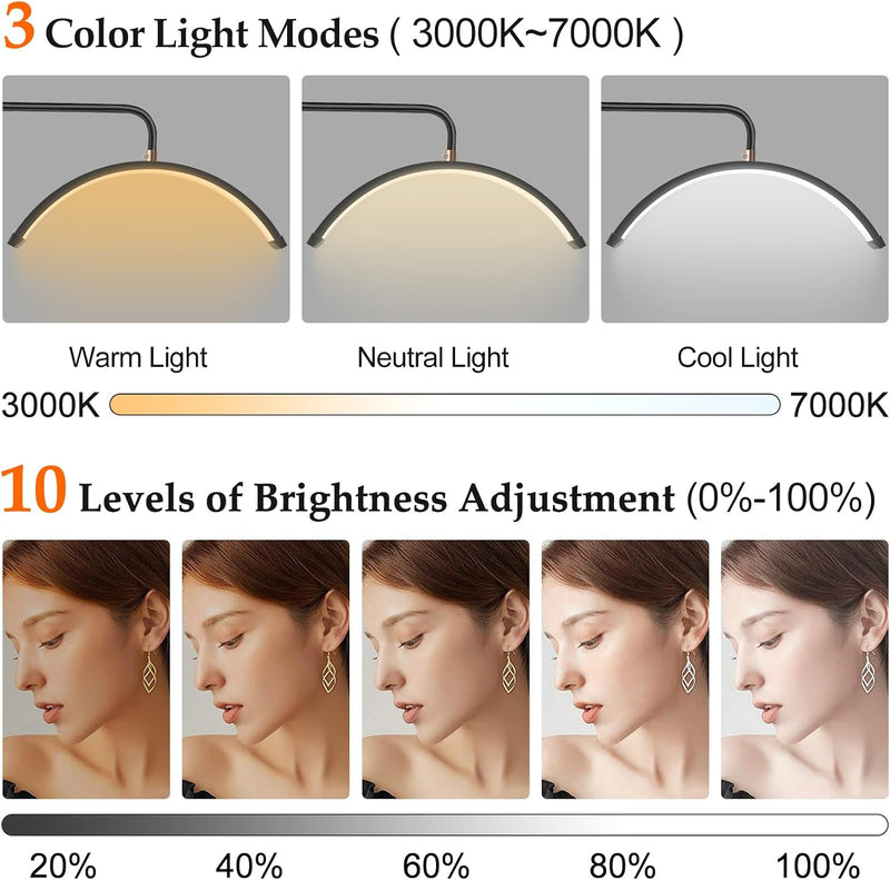 Half Moon Lash Light: LED Eyelash Lamp