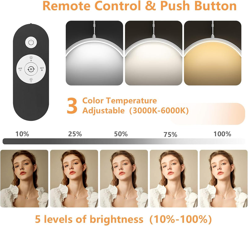 Half Moon Light Beauty Lamp Floor Standing Lash
