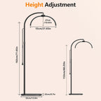 Half Moon Light for Eyelash Tech Foldable Floor