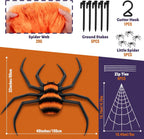Halloween Decorations Spider Web 50'' Giant + 200''