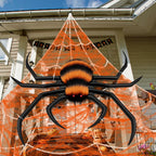 Halloween Decorations Spider Web 50'' Giant + 200''