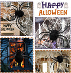 Halloween Decorations Spider Web 50'' Giant + 200''