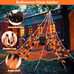Halloween Decorations Spider Web 50'' Giant + 200''