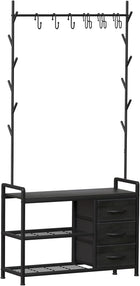 Black Wood Veins(33”x12”x69.3”)