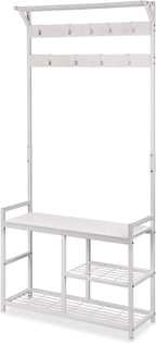 Hallway Coat Stand Industrial Rack Free Standing Hall