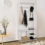 Hallway Coat Stand Industrial Rack Free Standing Hall