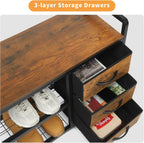 Hallway Coat Stand Industrial Rack Free Standing Hall