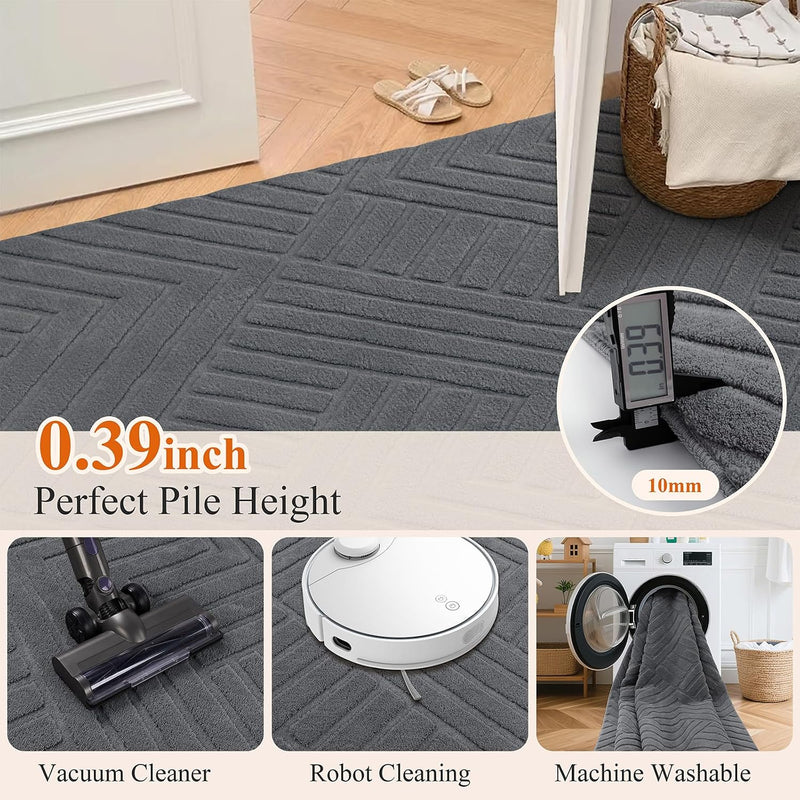 Hallway Runner Rug Non‑slip Washable Hall 3d