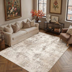 Hallway Runner Rug Washable Abstract Carpet Non