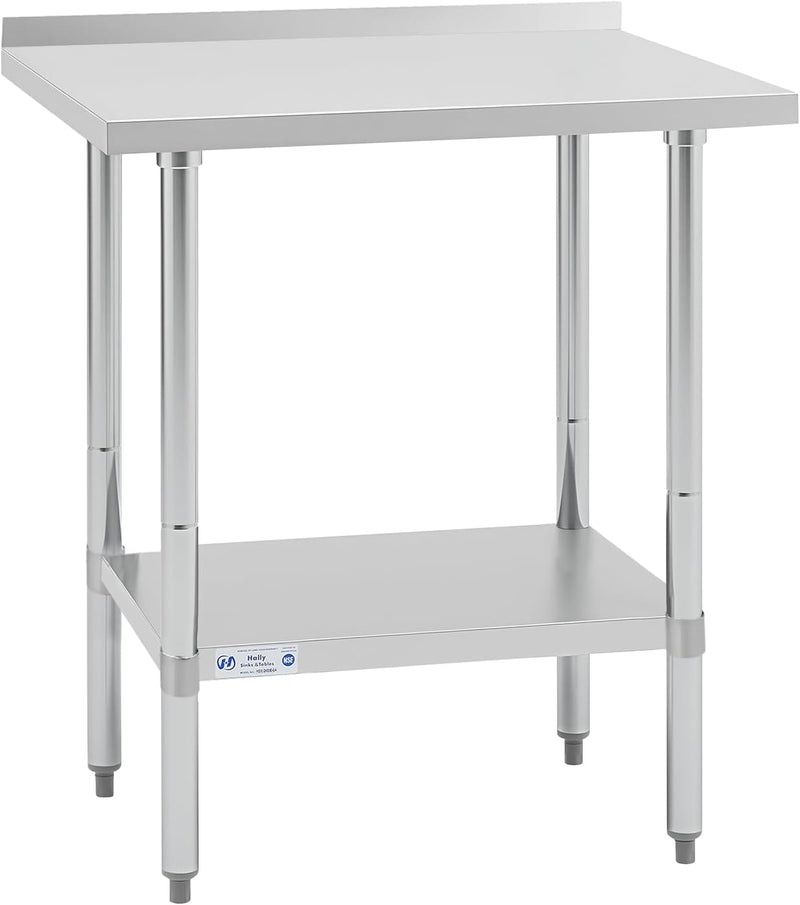 Hally Stainless Steel Table for Prep Work 24