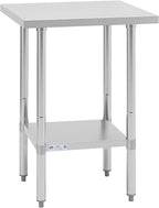 Hally Stainless Steel Table for Prep Work 24