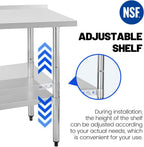 Hally Stainless Steel Table for Prep Work 24