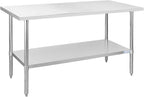 Hally Stainless Steel Table x36" Prepwork Commercial Tables
