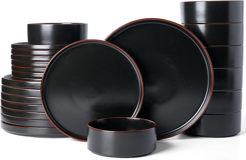 Halo Plates and Bowls Set 12 Pieces Dinner