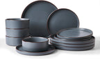 Halo Plates and Bowls Set 12 Pieces Dinner