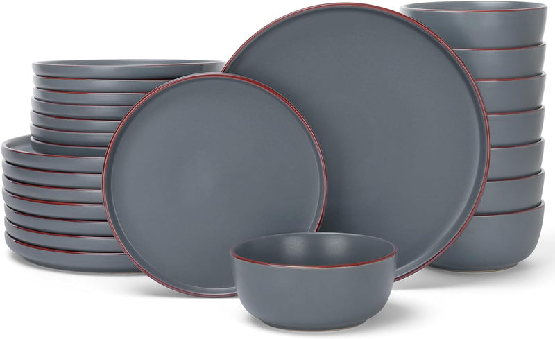 Halo Plates and Bowls Set 12 Pieces Dinner