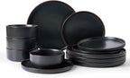 Halo Plates and Bowls Set 12 Pieces Dinner